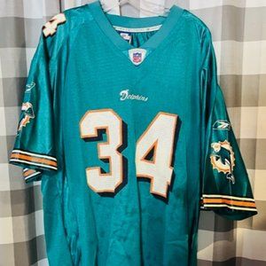 Miami Dolphins NFL Reebok NFL Equipment Vintage Ricky Williams Jersey